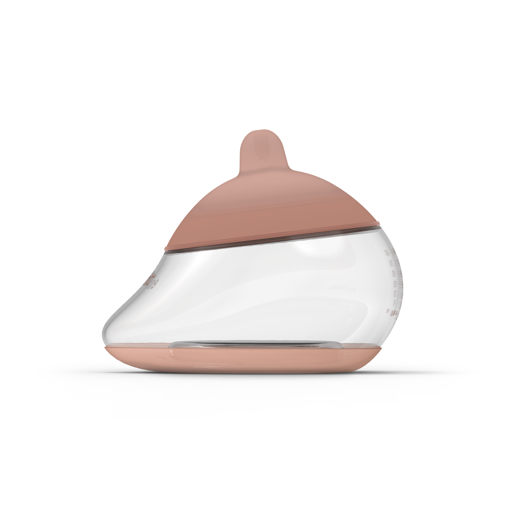 Nipple shaped sales baby bottle