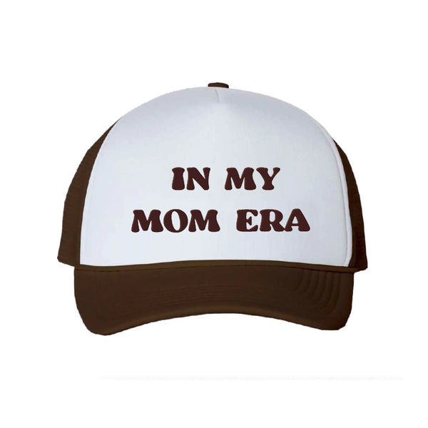 Emulait In My Mom Era Trucker Hat, front side