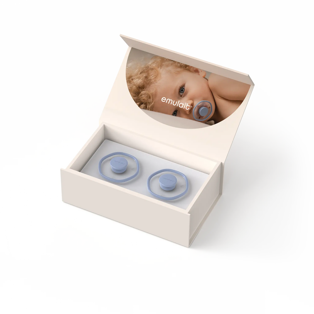 The Emulait Pacifier 2-Pack - Nipple-shaped pacifier | Emulait